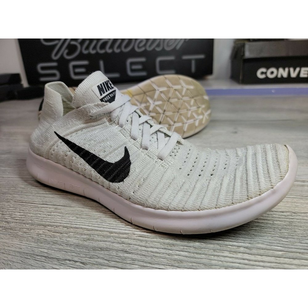 - Nike Free RN Flyknit Pure Platinum Men's Running Shoes 831069-101 Size 7…